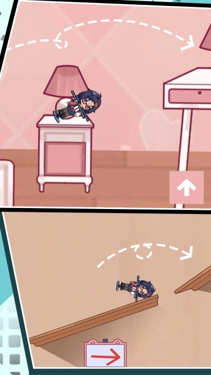 工匠可爱世界-可爱女孩跳跃逃脱