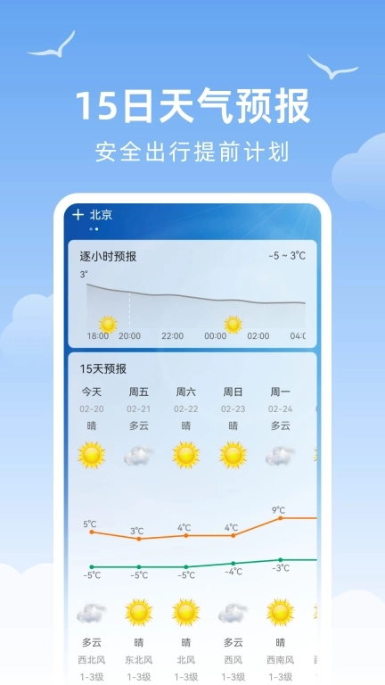 天气预报精准报