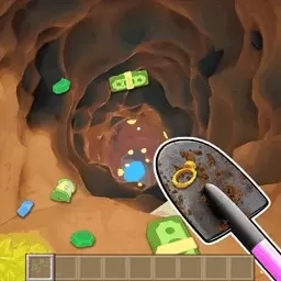 掘地求财矿工-像素沙盒掘地求金