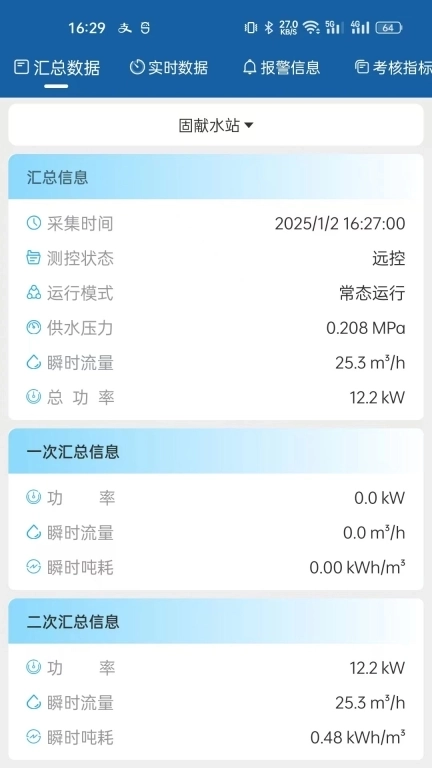 农村饮水节能增效管理系统