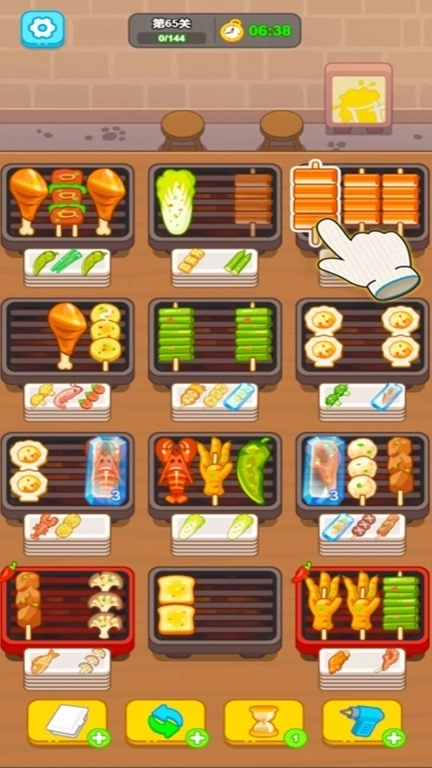 乐乐爱消除-烧烤摊三消