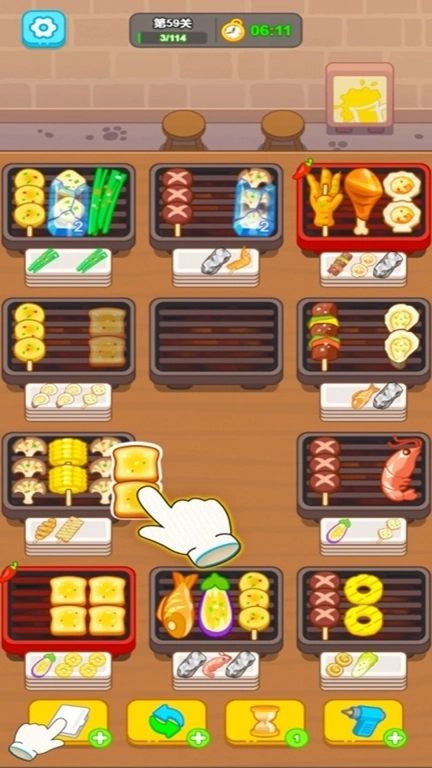 乐乐爱消除-烧烤摊三消