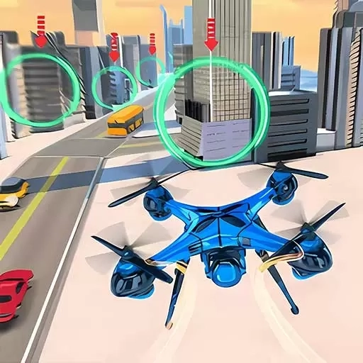 无人机激战蓝天