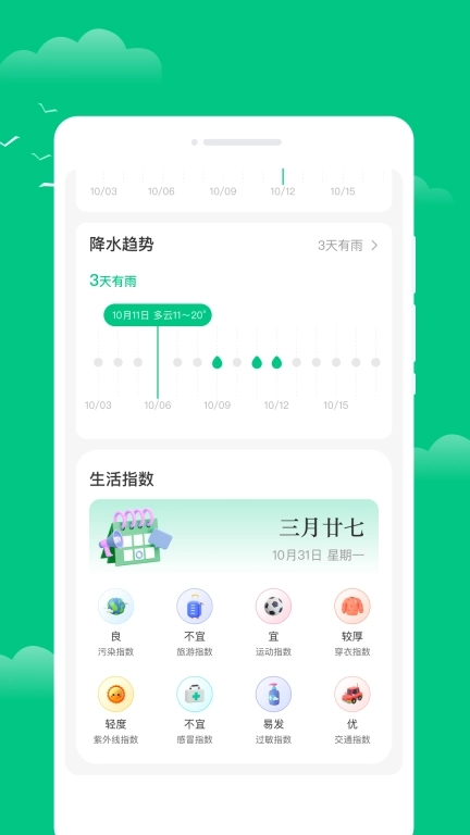 绘星天气云