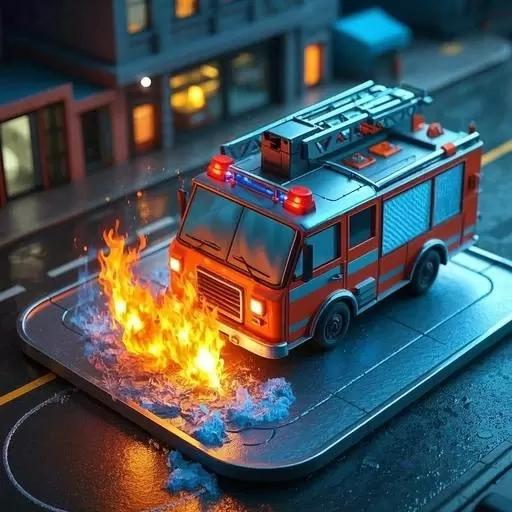 911警车模拟器-消防车救援