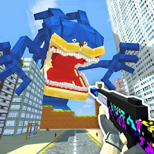 像素人射击冒险-创意沙盒