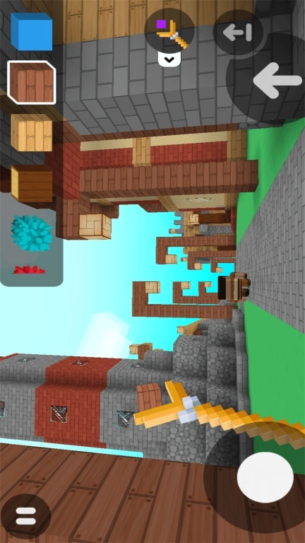 建造像素岛方块-随机空岛生存