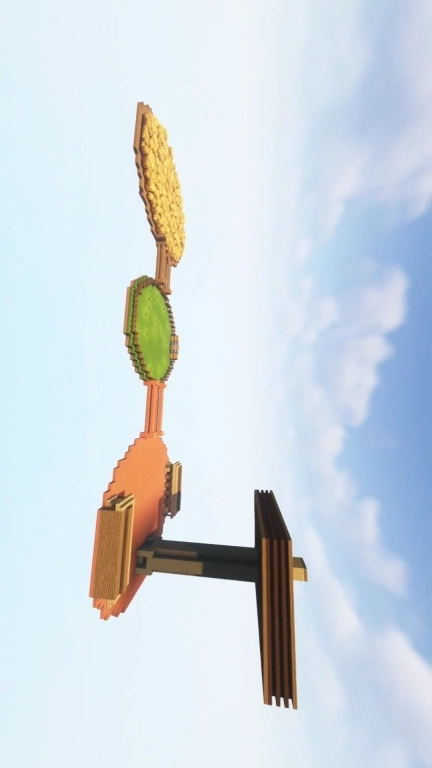 空岛生存1-随机空岛养鸡体验