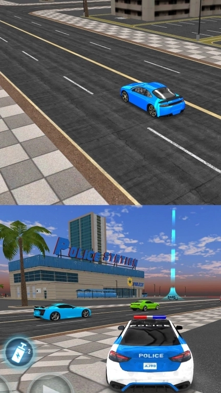 警察抓捕行动-红蓝警戒线