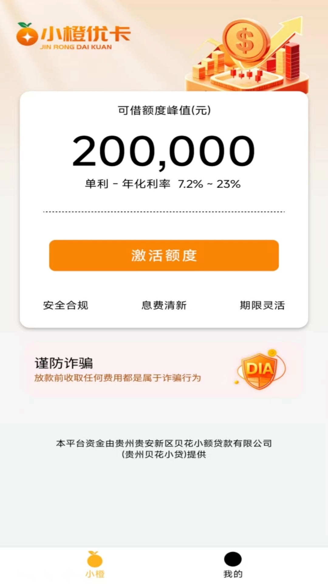 小橙优卡-分期借