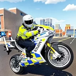城市巡逻警察-真实警察摩托车驾驶