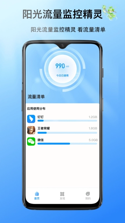 阳光流量监控精灵