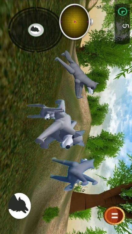 狼王狩猎模拟-顺拐狼