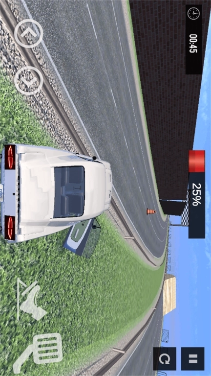 公路车祸破坏模拟