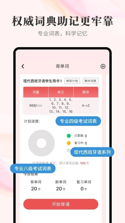 外研社西班牙语-提供变位教材音频