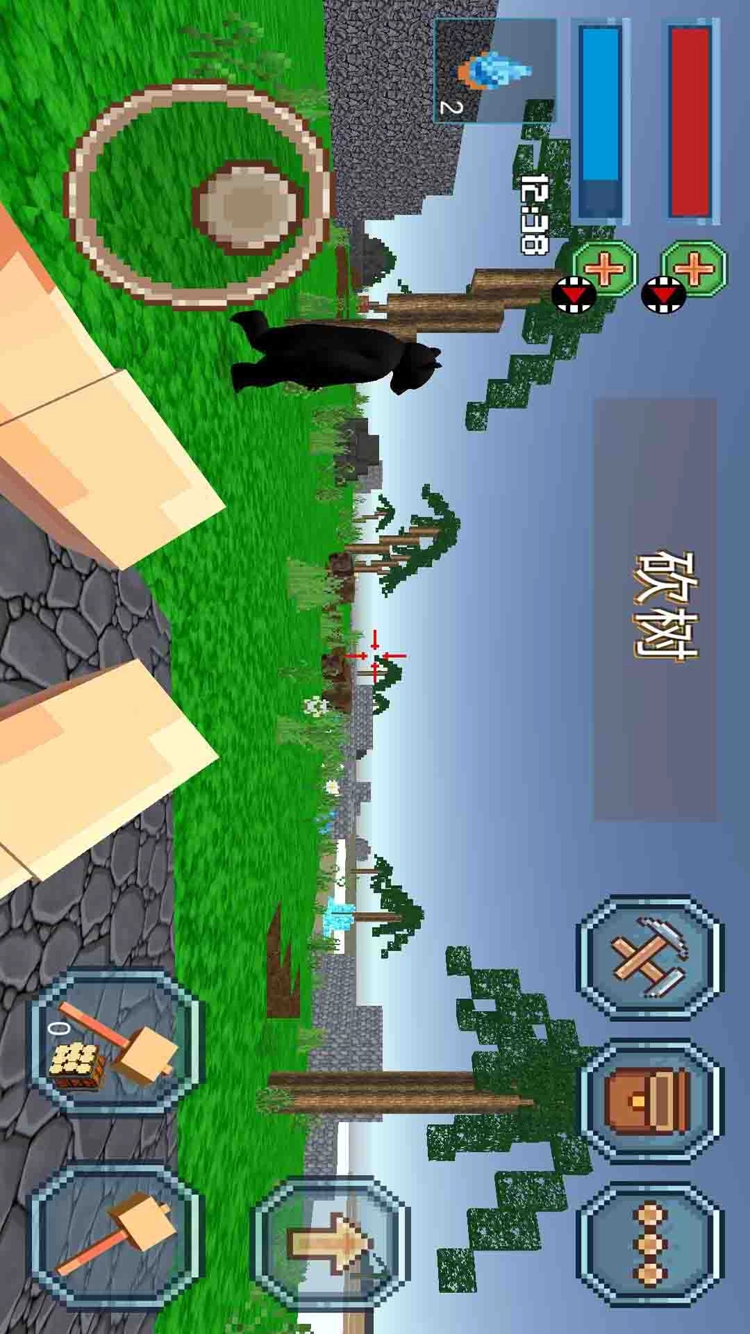 狗熊岭怪谈像素生存-空岛养鸡生存挑战