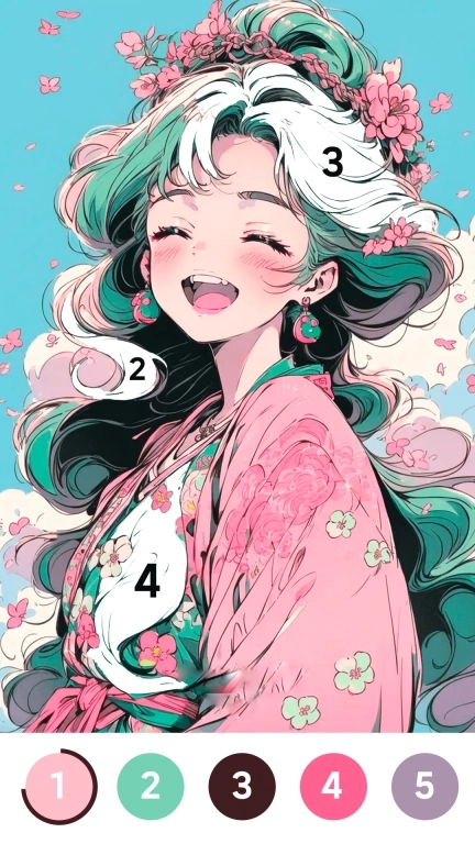 会涂壁纸-数字涂鸦填色手绘