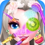 皇家芭比女孩化妆