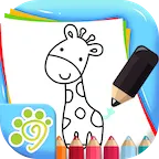 儿童涂鸦涂色简笔画