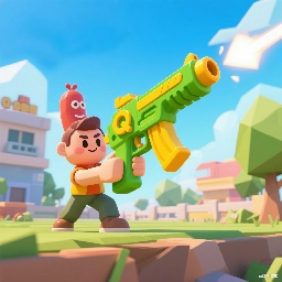 迷你枪战射击