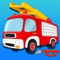 宝宝消防车救火