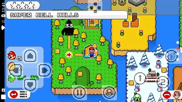 超级马里奥2D世界截图
