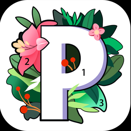 paint数字填色书