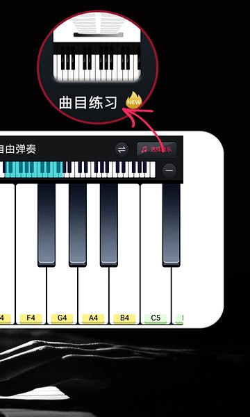 鋼琴鍵盤模擬器