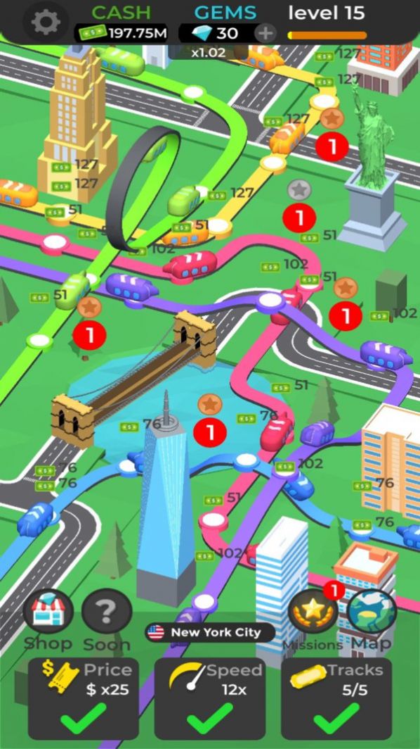 闲置地铁3D安卓版图2