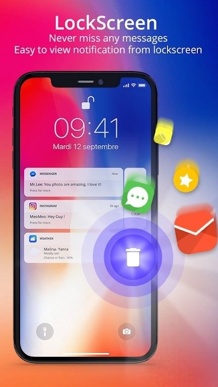 iNoty iControl OS 11高仿状态栏手机版