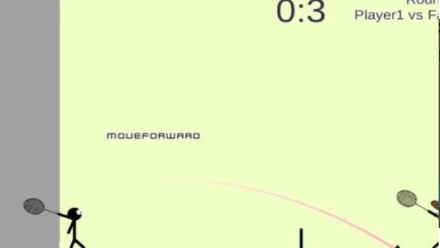 火柴人打羽毛球截图3