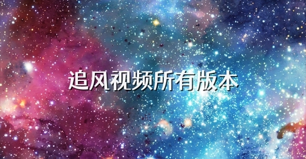 追风视频版本大全