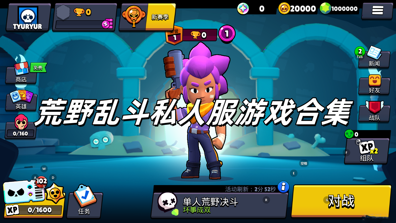荒野乱斗私人服游戏合集