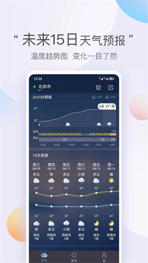 墨迹天气极速版截图2
