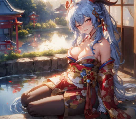 甘雨触摸
