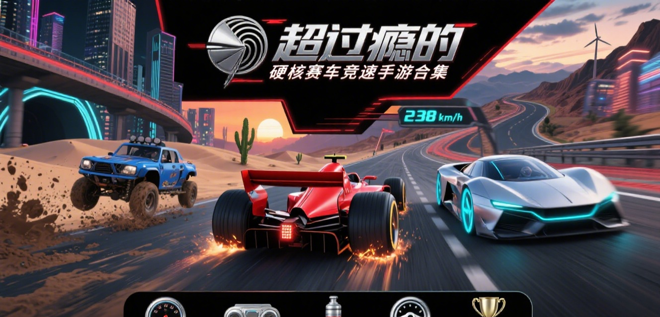 超过瘾的硬核赛车竞速手游合集