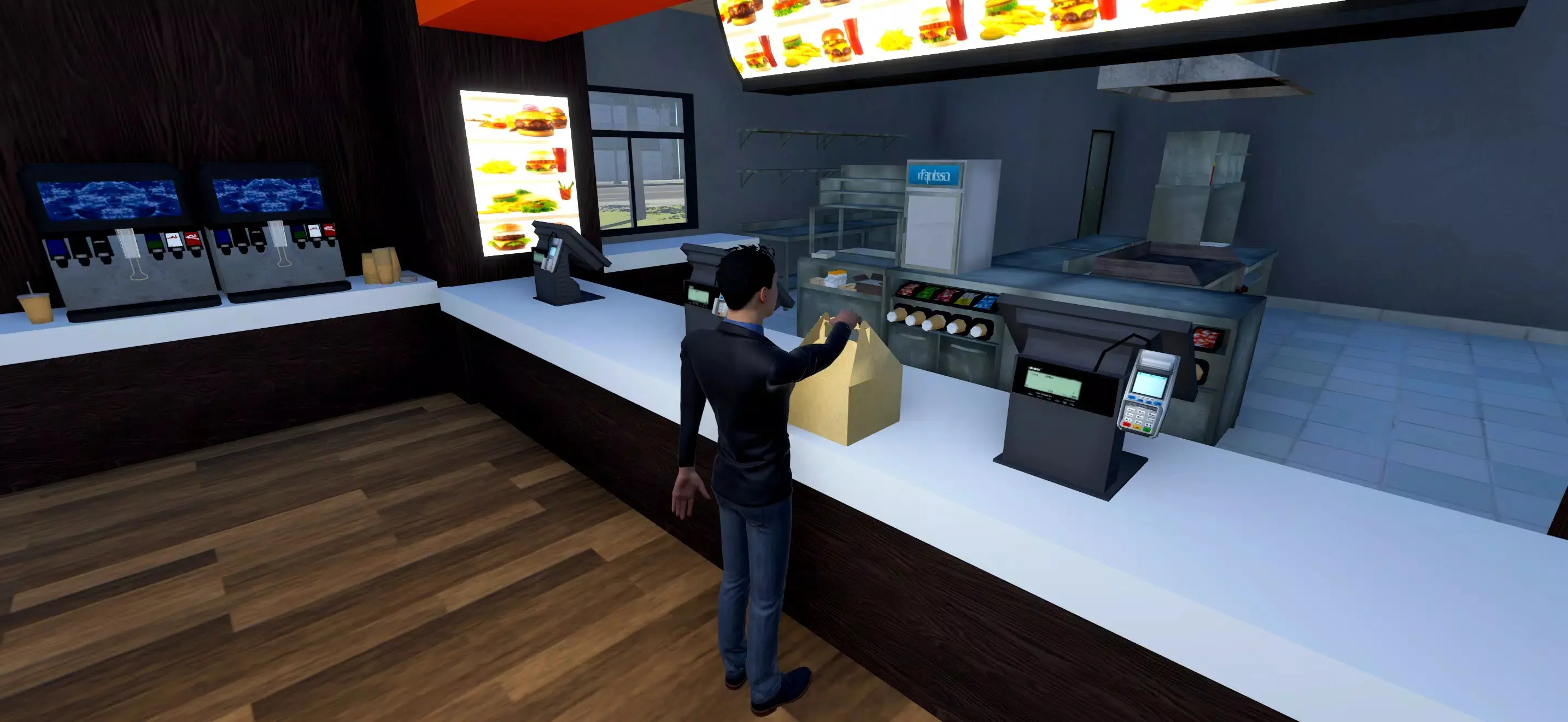 涡轮送餐模拟器