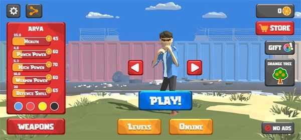 城市战士与街头帮派无限橘子金币