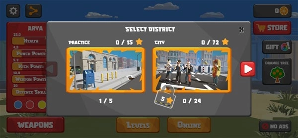 城市战士与街头帮派无限橘子金币