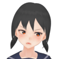 电车里的倔强女孩像素版