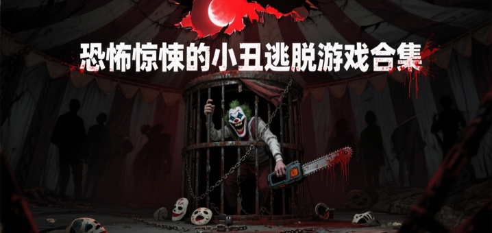 恐怖惊悚的小丑逃脱游戏合集