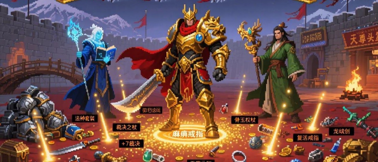 爆率高的复古传奇游戏合集