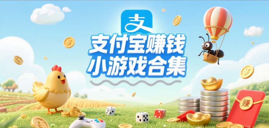 支付宝赚钱小游戏秒提现无门槛无广告版合集