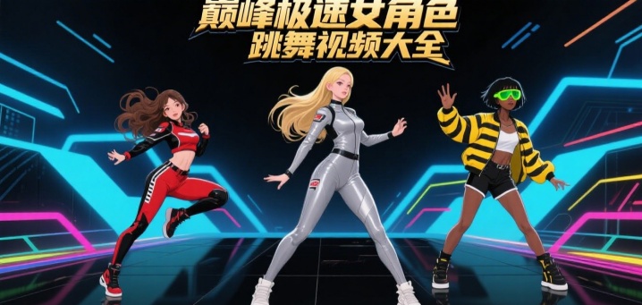 巅峰极速女角色跳舞视频大全