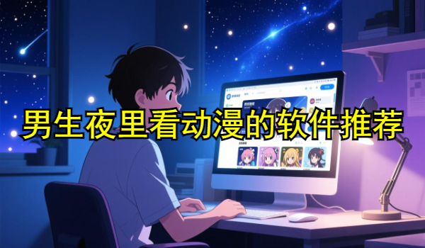 男生夜里看動漫的軟件推薦