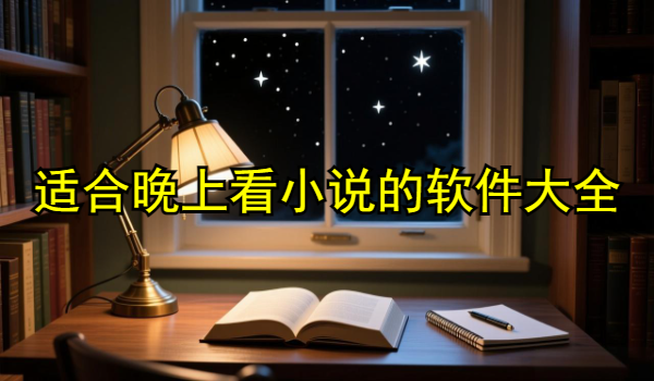 適合晚上看小說的軟件