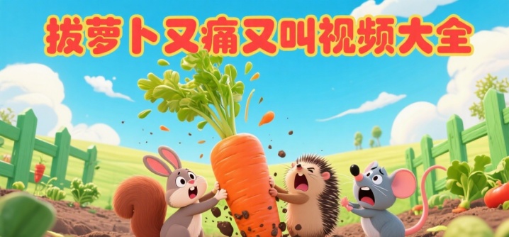 拔萝卜又痛又叫视频大全