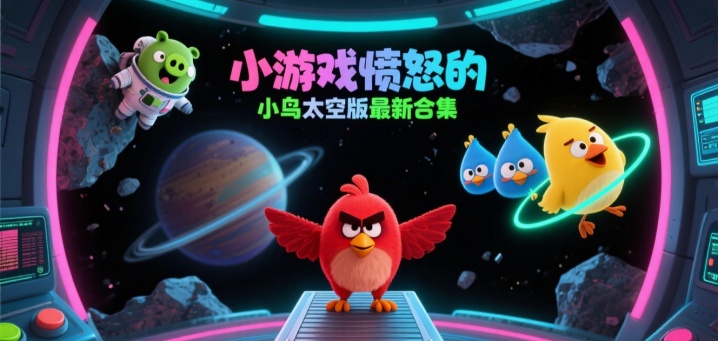 小游戏愤怒的小鸟太空版最新合集