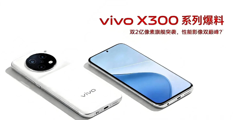 vivoX300系列再次被确认：超大圆环+极窄四等边
