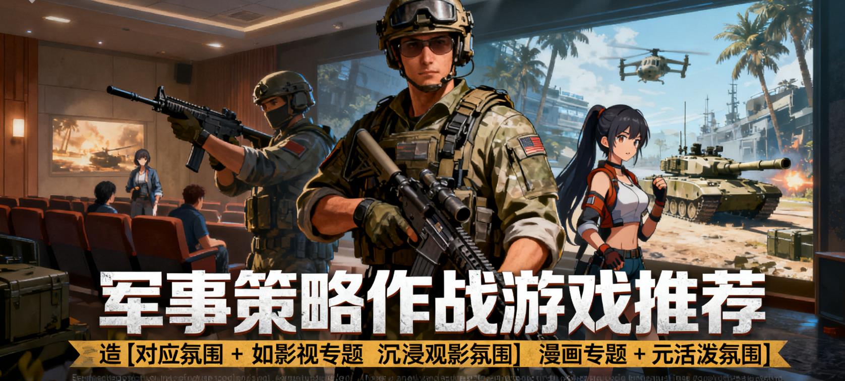 军事策略作战游戏推荐